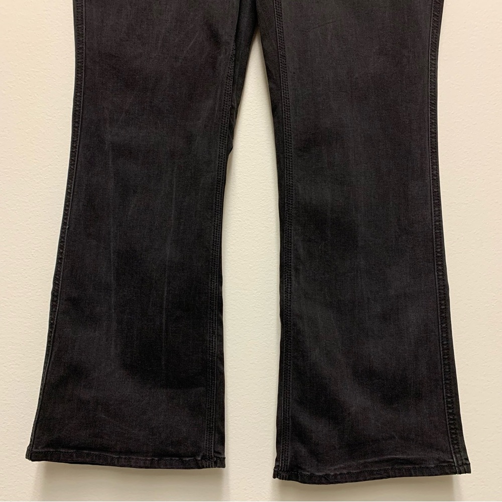 Carhartt Original Fit Jasper Bootcut Jeans Size 14 Regular Black Stretch 100649 - Picture 4 of 11